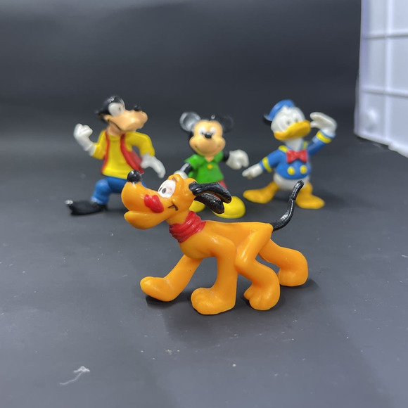 Vtg Walt Disney Productions Mickey Minnie Goofy Donald Pluto Lot Of 4 Hong Kong - Picture 7 of 12